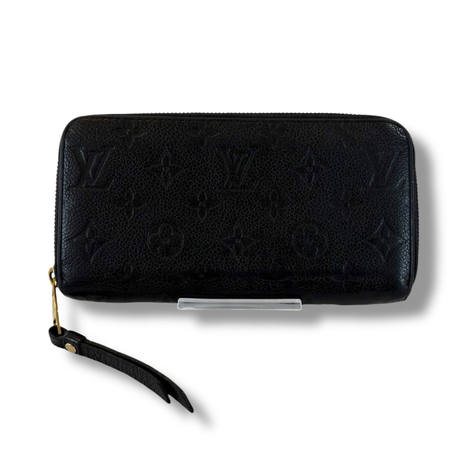 ルイヴィトン LOUIS VUITTON ジッピーウォレット アンプラントレザー 