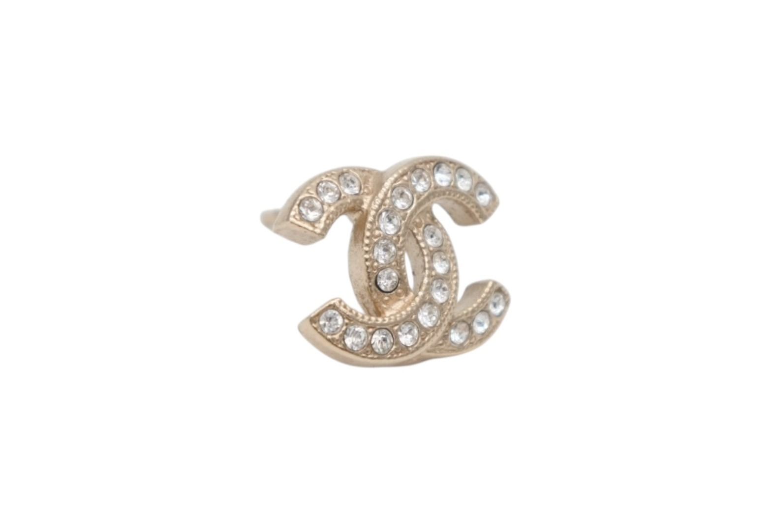 極美品 CHANEL シャネル 片耳 ピアス アクセサリー ココマーク F18V