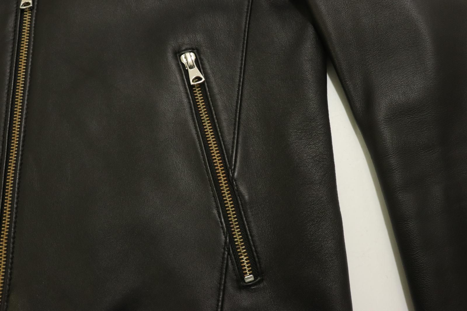 お買い得品 STUDIOUS メンズシングルライダースジャケット 3 st