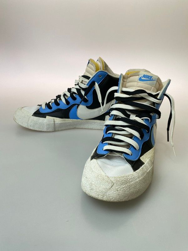 【現状渡し品】NIKE ナイキ × SACAI サカイ BLAZER MID BLACK BLUE BV0072-001 ブレーザーミッド スニーカー 靴 メンズ シューズ 【160-251216-em-28-min】