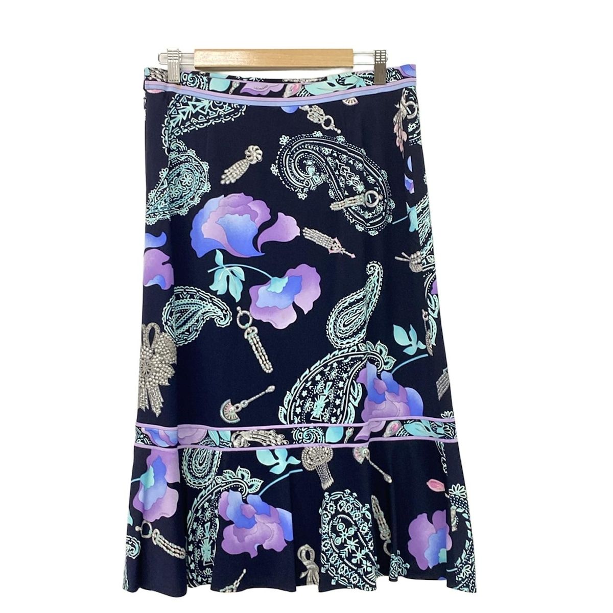 LEONARD(レオナール) ロングスカート サイズ73 レディース - ダーク