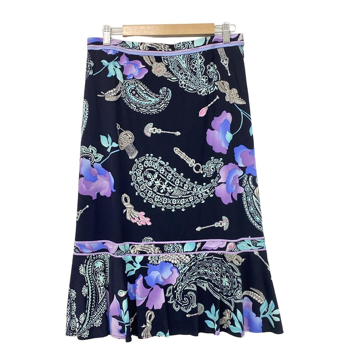 LEONARD(レオナール) ロングスカート サイズ73 レディース - ダーク