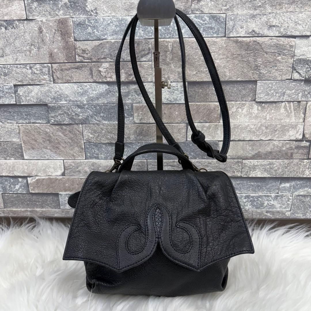 IBIZA イビサ ロゴレザーハンドバッグ ミニショルダーバッグ トート