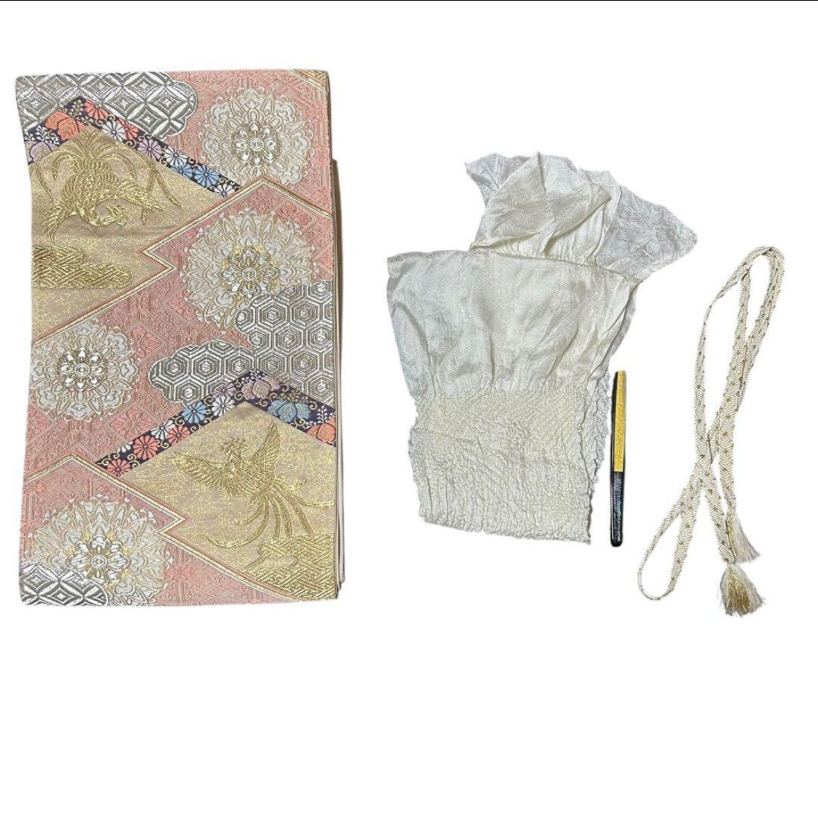 専用　未使用近い　美品　袷　正絹　作家　黒留袖　フルセット　身丈161 裄丈65 未使用近い 美品 袷 正絹 作家物 落款 五つ紋 黒留袖 フルセット