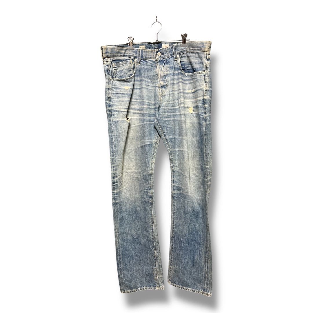 AG 50 s SLIM SLOUCHY CONE DENIM ヴィンテージ加工 セルビッジジーンズ デニムパンツ アメリカ製 メンズ サイズw 36 ブルー 51 No K 1056 Y