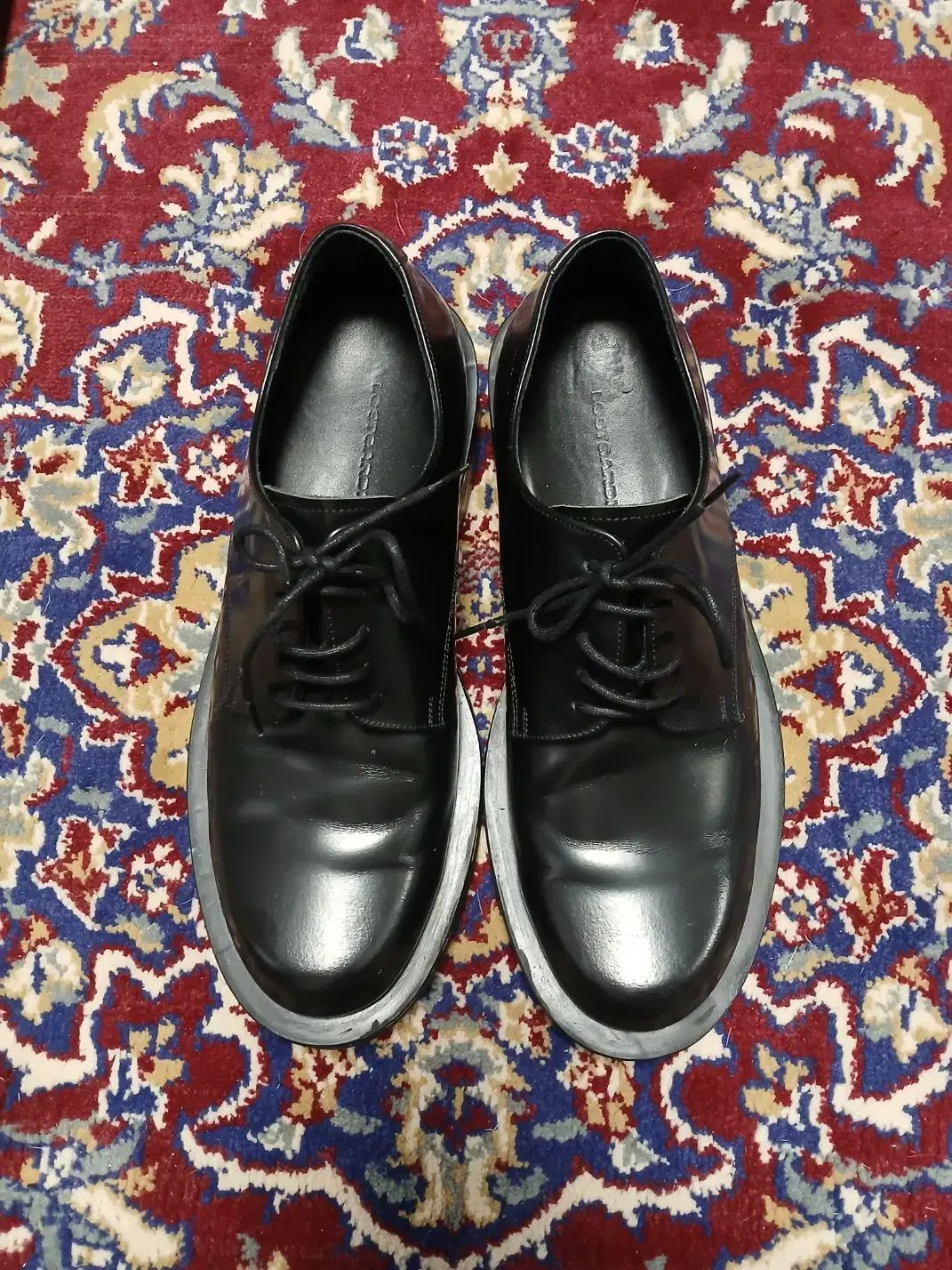 250 実寸255 260 ロストガーデン ラウンドトゥ ダービーシューズ