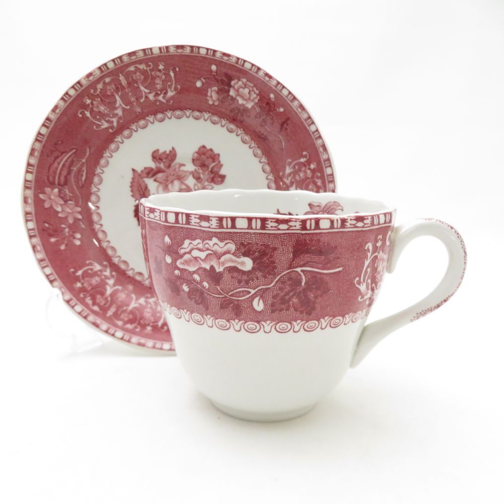 美品 SPODE スポード ピンクカミラ カップ＆ソーサー SM4828P1 - メルカリ