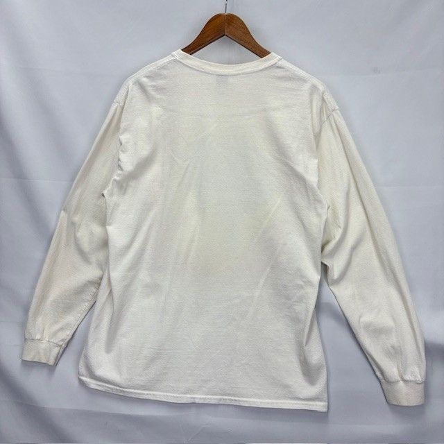 NUDE BRAIN アートプリント ロングスリーブTシャツ サイズⅬ GILDAN