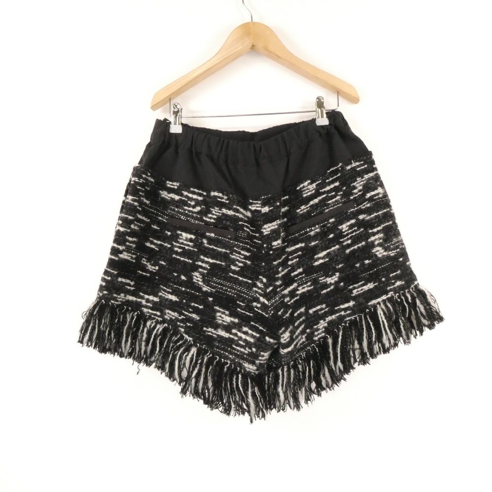 sacai サカイ 24 07587 ショートパンツ 2 ウール ポリエステル ツイード レディース