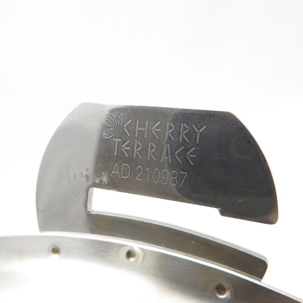 CRISTEL クリステル ステンレスフラットふたのみ 22cm 蓋 廃盤 希少