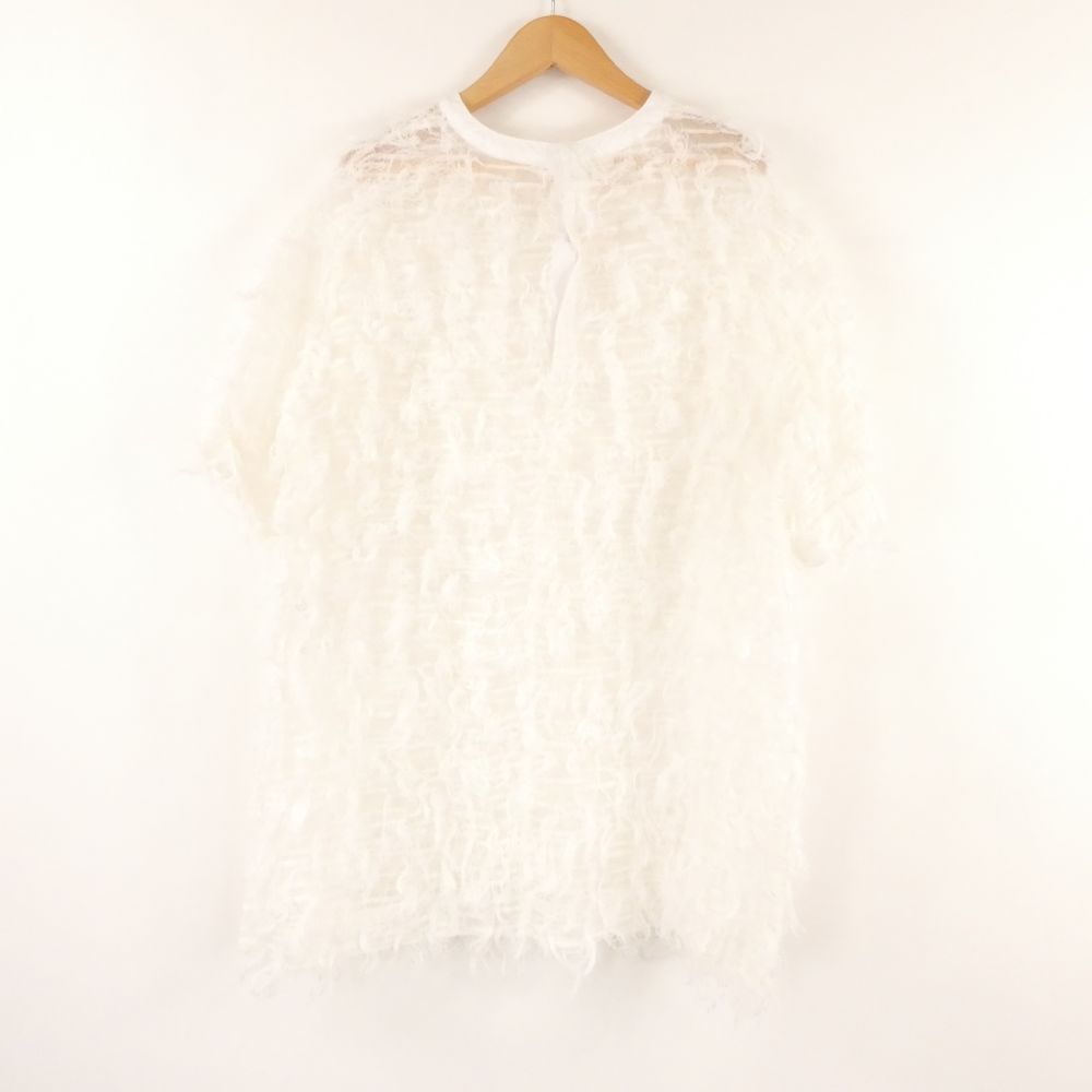 LUDLOW ラドロー スワンブラウス F リネン シルク 半袖 レディース