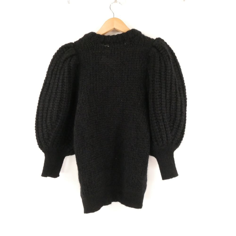 SEVEN TEN by miho kawahito セブンテン バイ ミホカワヒト 6 A 202 ニット M モヘヤ ナイロン 五分丈 レディース