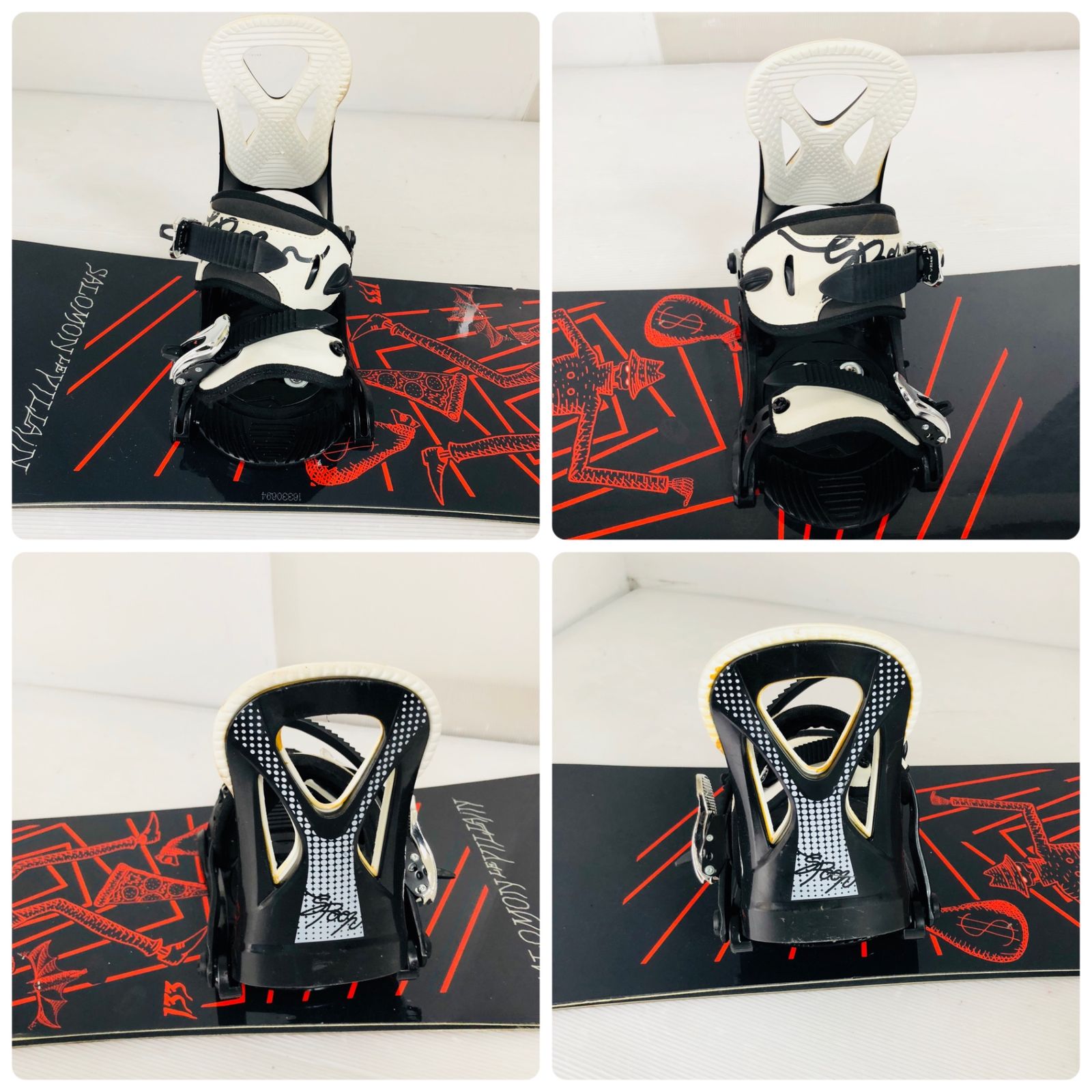 VILLAIN スノーボード ビンディング付き スノーボード板ビンディング