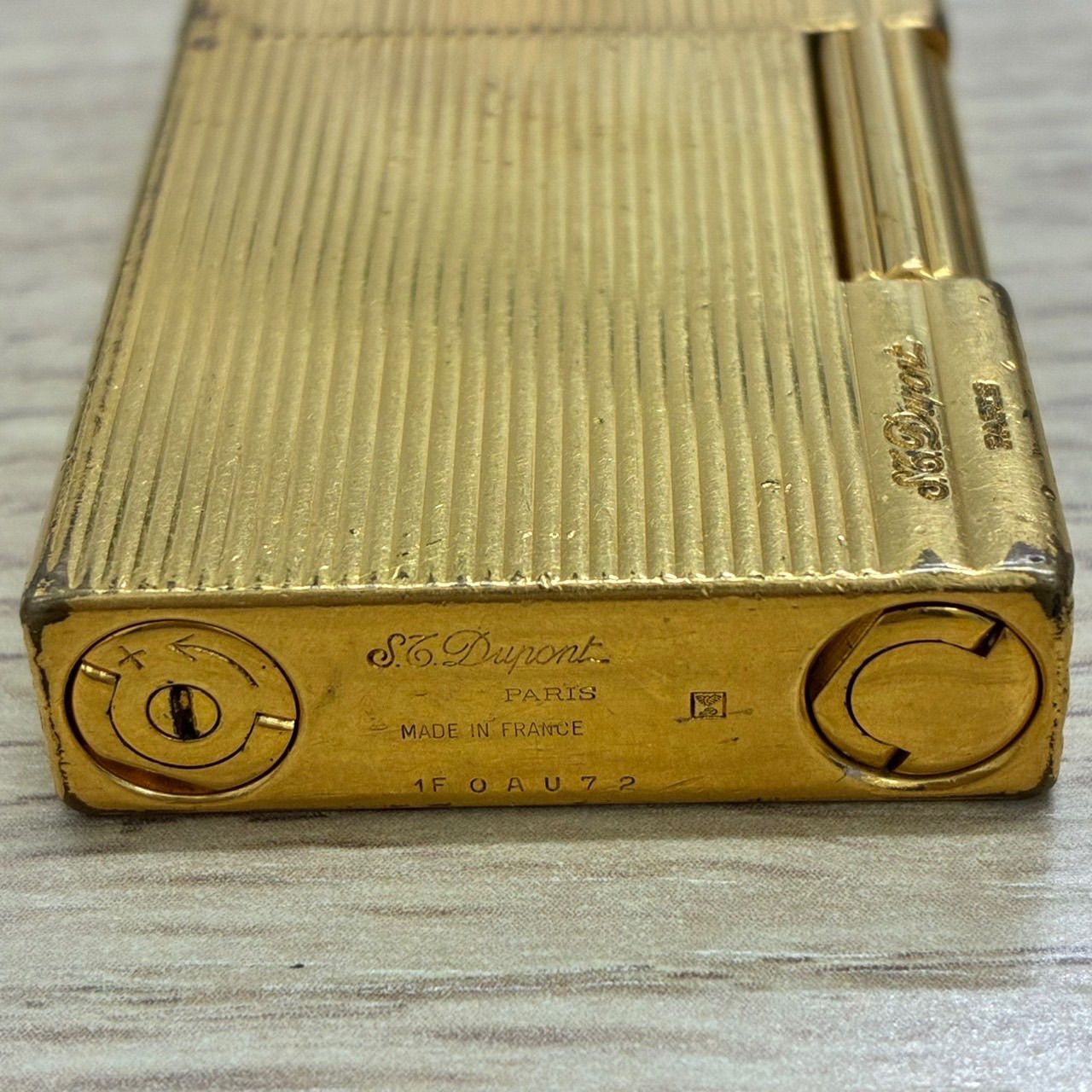 美品S.T.Dupont ライター 本体 本体美品】S.T.デュポン オイルライター 