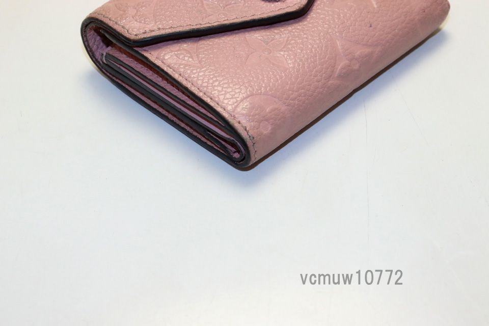  RFIDタグ近年 美 LOUIS VUITTON モノグラムアンプラント ポルトフォイユゾエ レザー 3つ折り財布 ルイヴィトン 1113 tm 6044746 三つ折り財布 折り財布