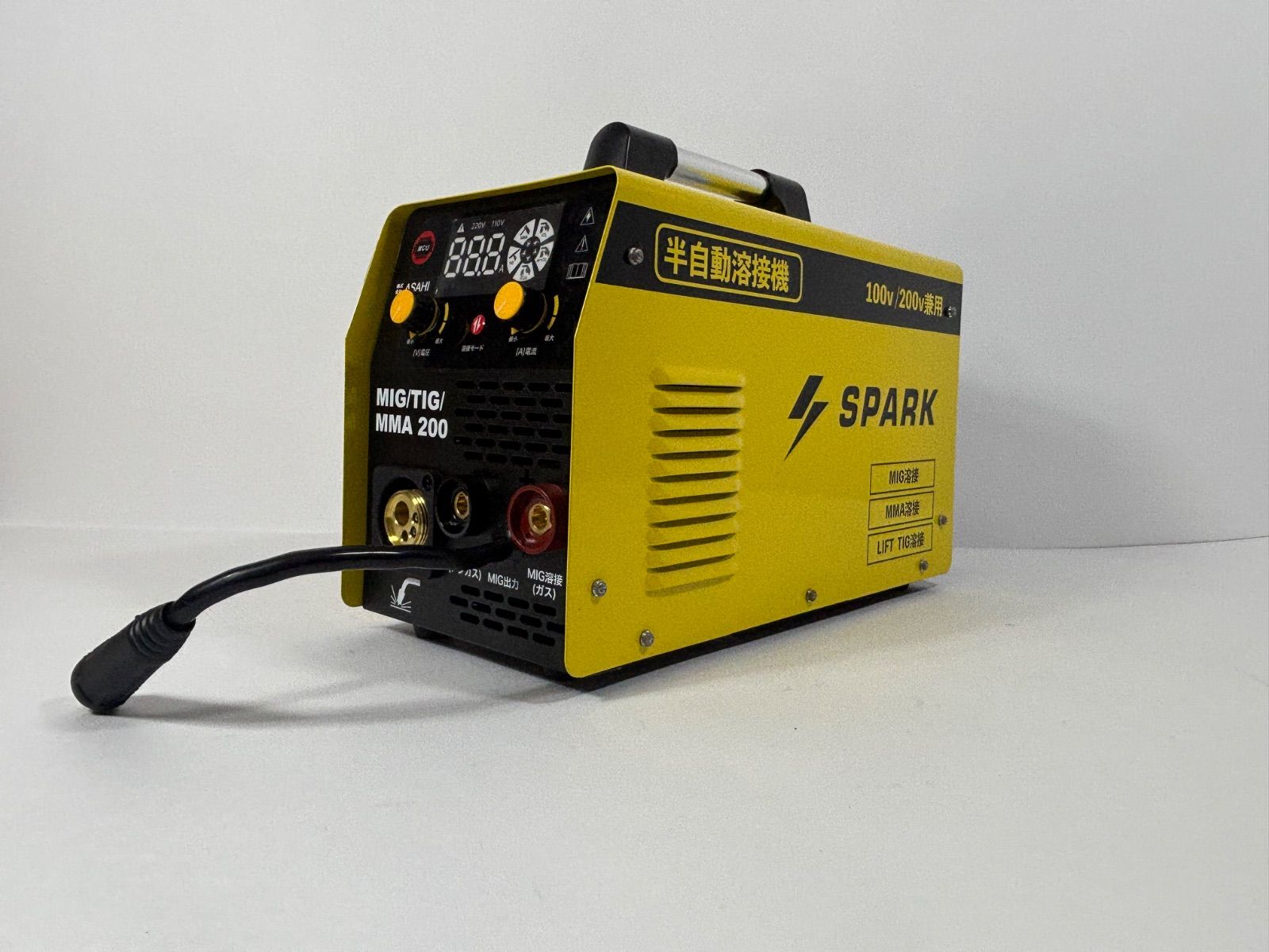 新品】溶接機 初心者向け 上位モデル 半自動溶接機 MIG200 最大出力 