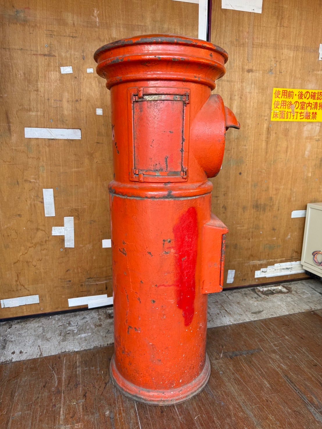 ⭐︎昭和レトロ⭐︎1号丸型ポスト 赤ポスト アンティーク - メルカリ