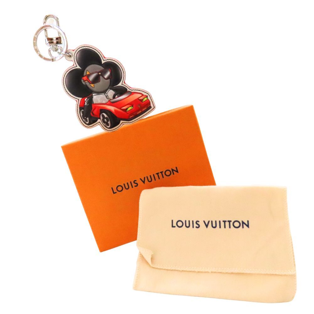 ルイヴィトン バッグチャーム レッド/ブラック M00960 キーホルダー 中古】ルイヴィトン LOUIS VUITTON M00960 モノグラム・エクリプス