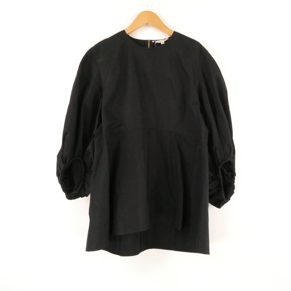 BLAMINK ブラミンク 7921 230 0191 バックジップ ブラウス 38 コットン シルク 長袖 レディース