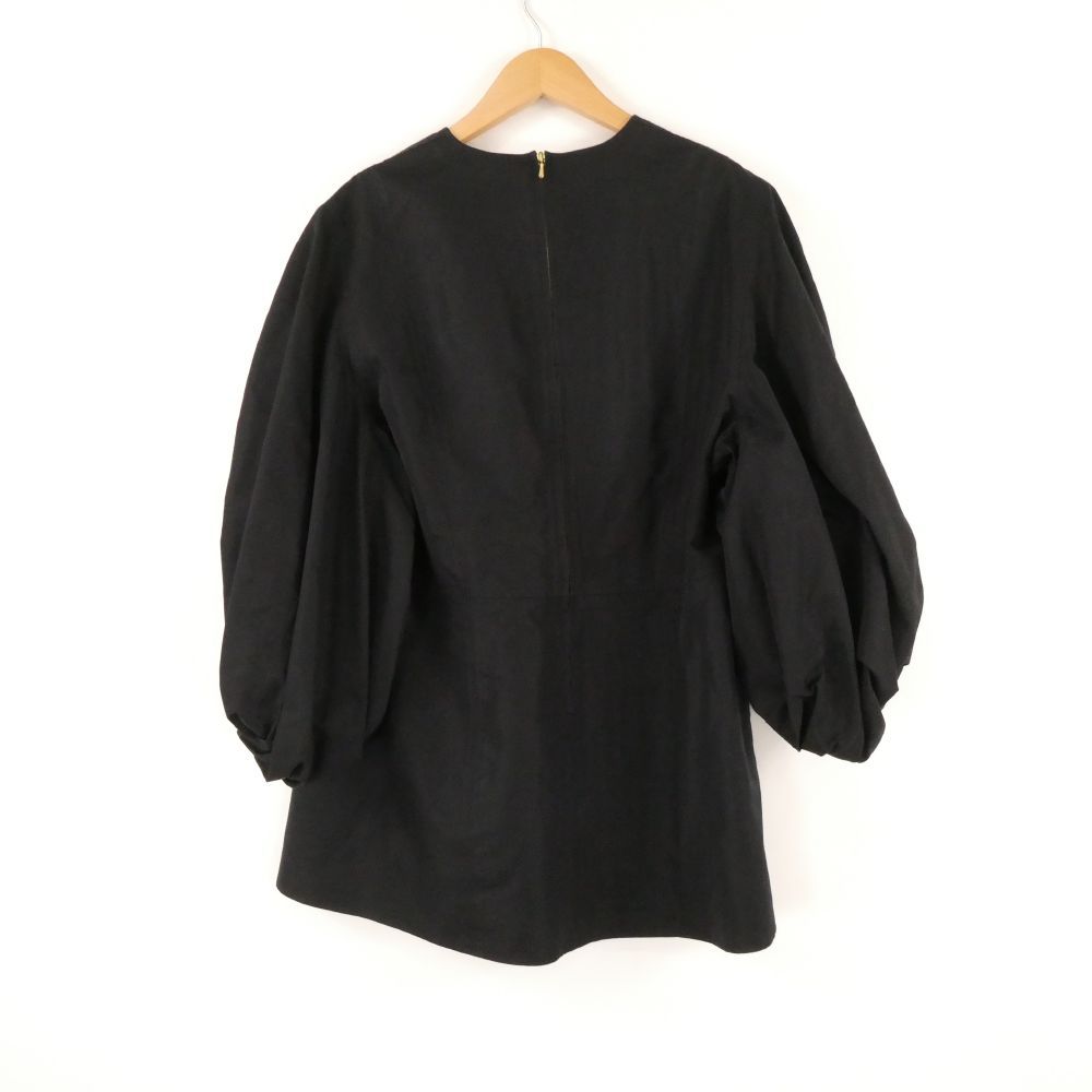 BLAMINK ブラミンク 7921 230 0191 バックジップ ブラウス 38 コットン シルク 長袖 レディース