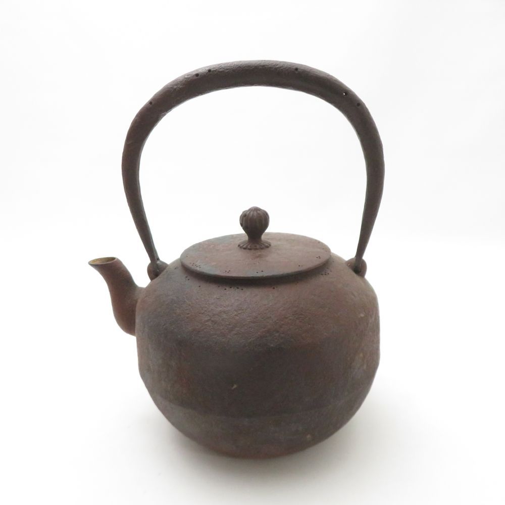 難有 南部鉄器 鈴木盛久工房 十二稜形鐵瓶 鉄瓶