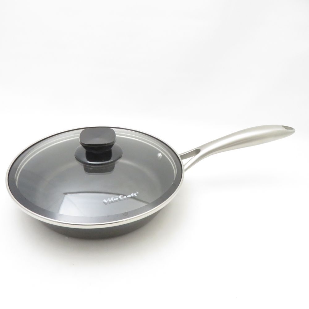Vita Craft ビタクラフト スーパー鉄 フライパン ガラス蓋 2点 セット