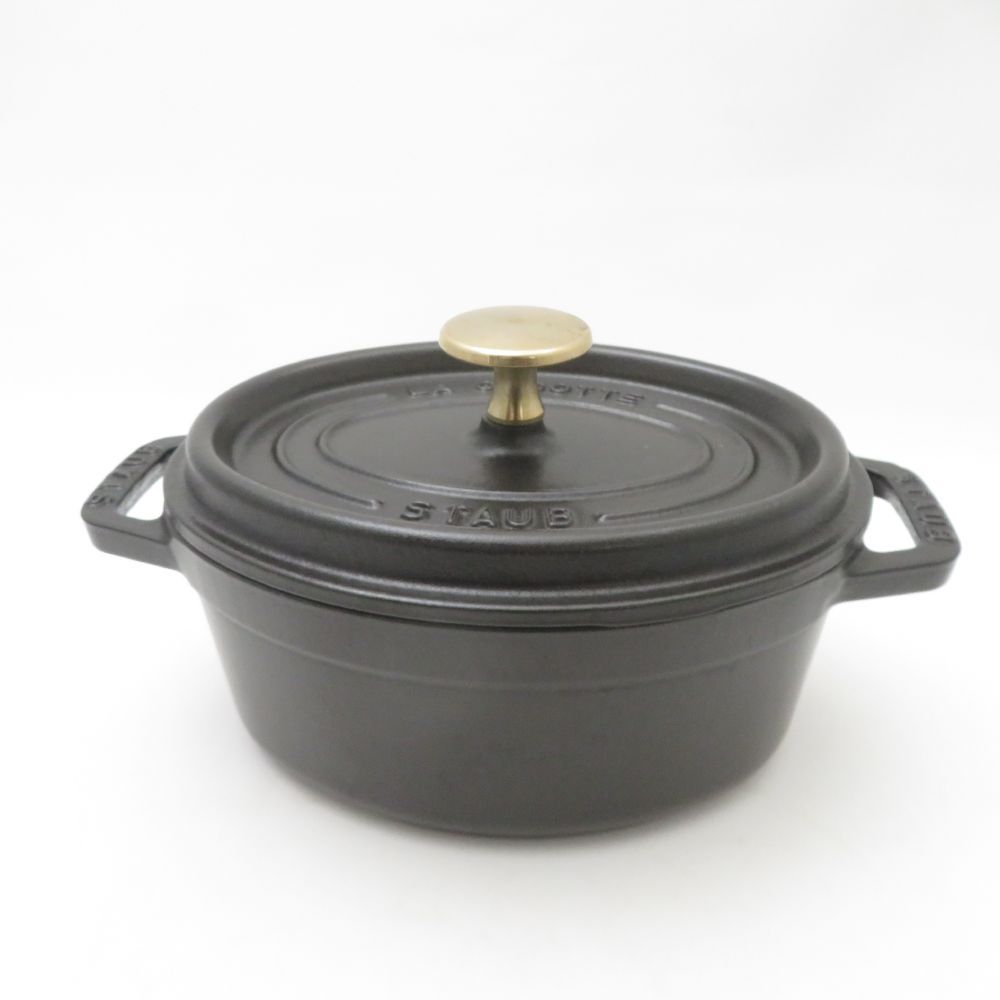 STAUB ストウブ ピコ ココット オーバル 両手鍋 17cm 鋳物 ホーロー