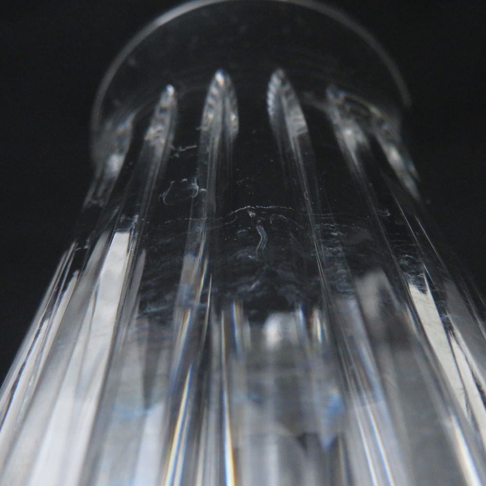 Baccarat バカラ フローラ ビゾー 花瓶 高18cm フラワーベース 花びん