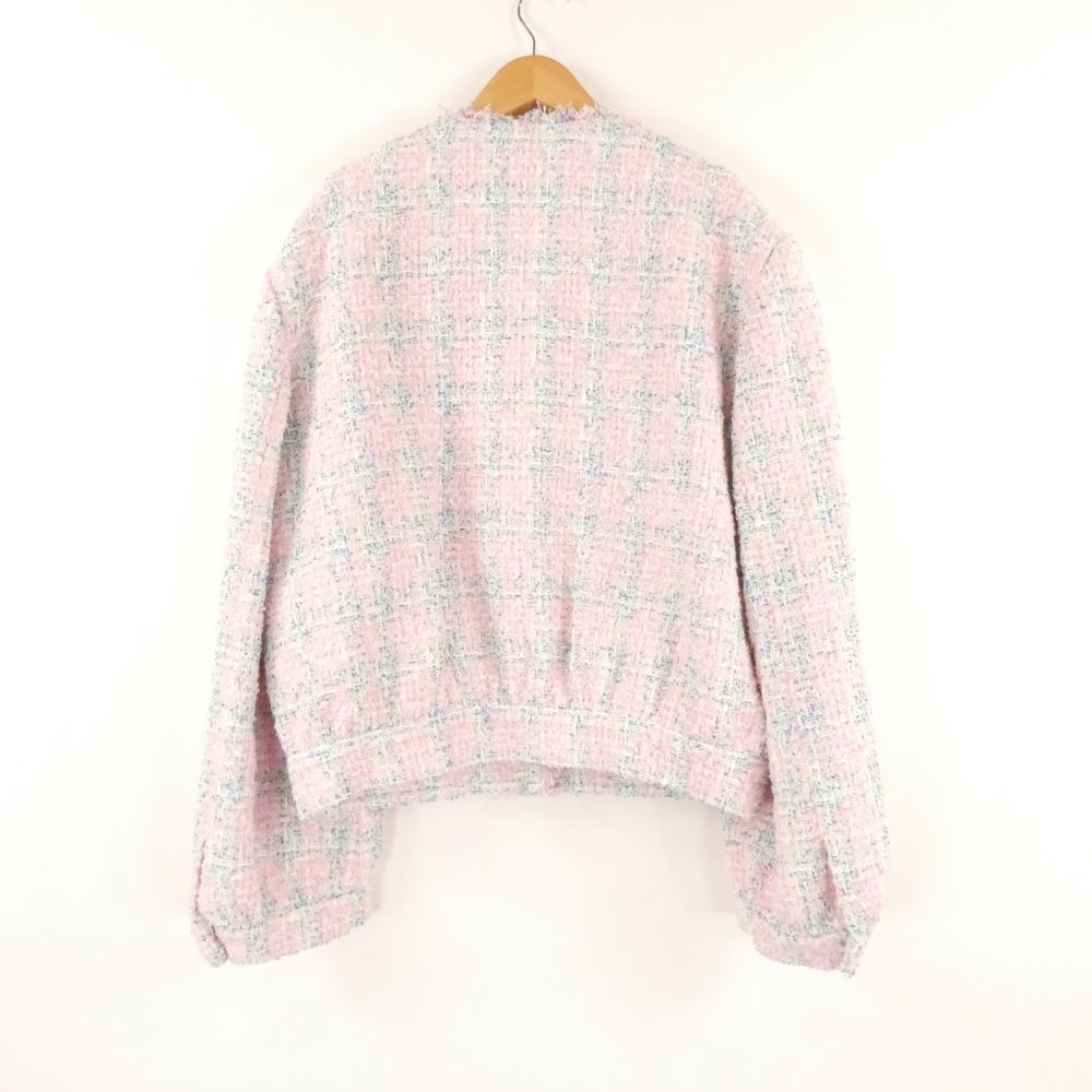 ORR オル ノー ジャケット M ポリエステル コットン 長袖 ツイード レディース