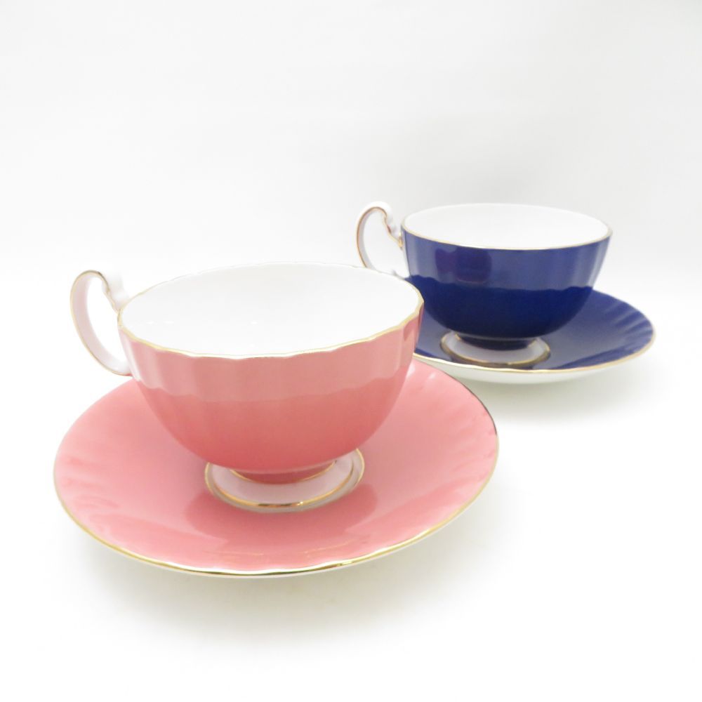 Aynsley エインズレイ コテージガーデン ティーカップ＆ソーサー 2客