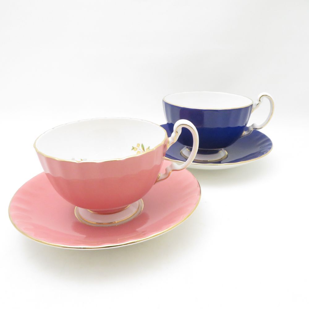 Aynsley エインズレイ コテージガーデン ティーカップ＆ソーサー 2客