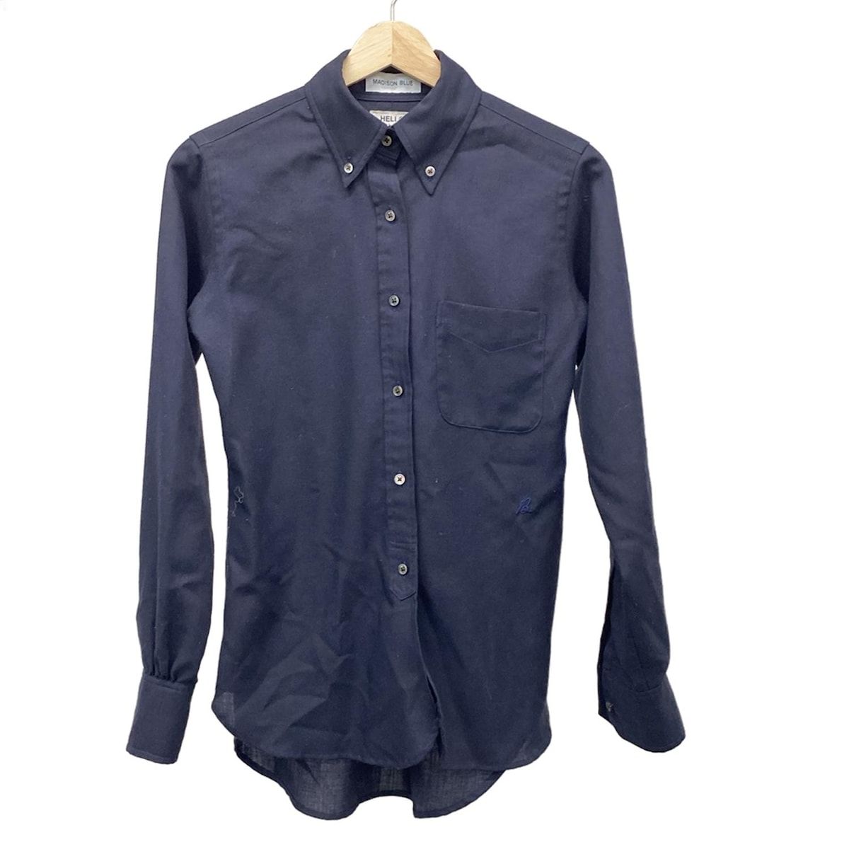 MADISONBLUE ネイビー 長袖シャツ MADISON BLUE(マディソンブルー) 長袖シャツブラウス サイズ01 S