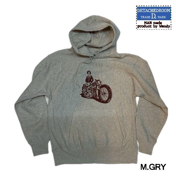 デタッチドルーム sp SPIN The BLower リバースウィーブ 裏起毛 パーカ