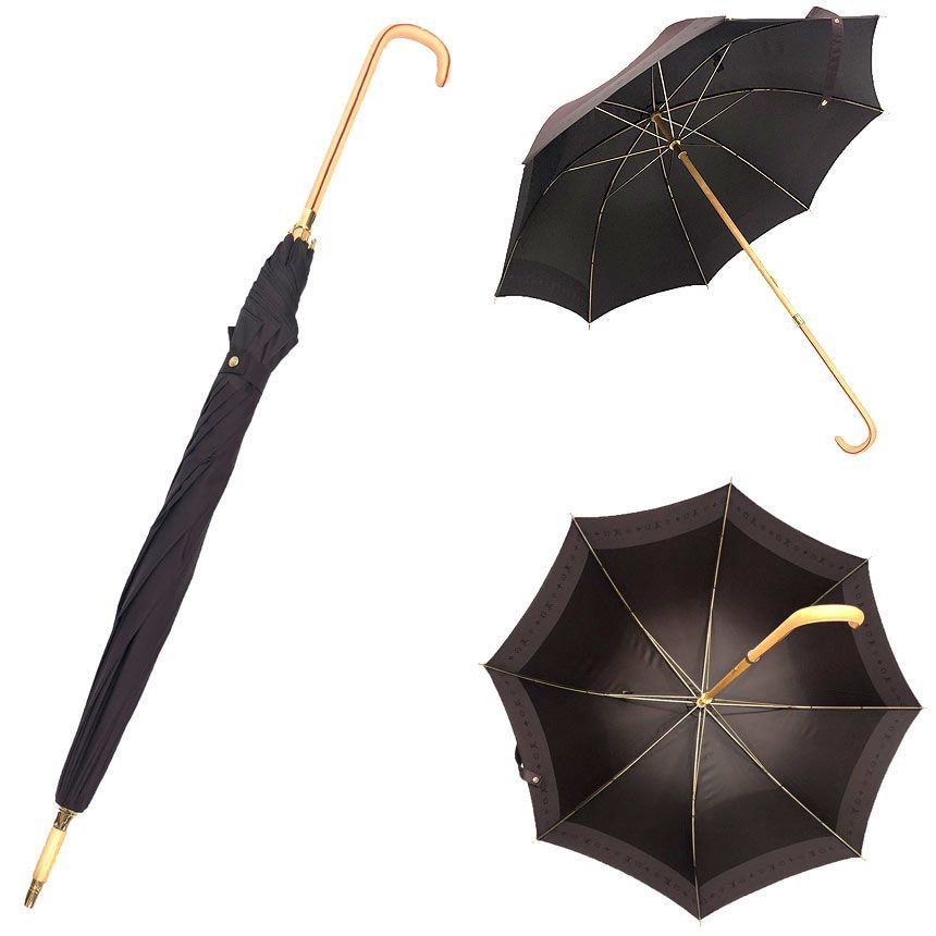 ルイヴィトン LOUIS VUITTON モノグラム 傘 長傘 ボルドー 雨傘 手動式