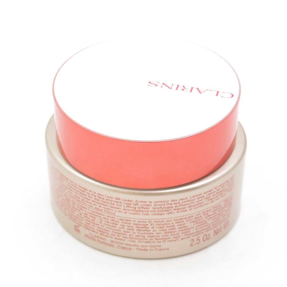 美品 CLARINS クラランス トータルVラップ ムース状パック 75ml 肌