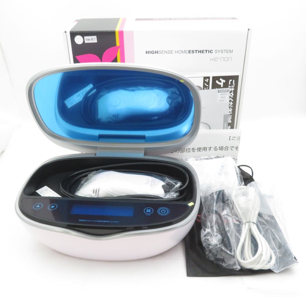 ke-non ケノン ver 8.7 フラッシュ式脱毛器 カートリッジ付 BO 10786