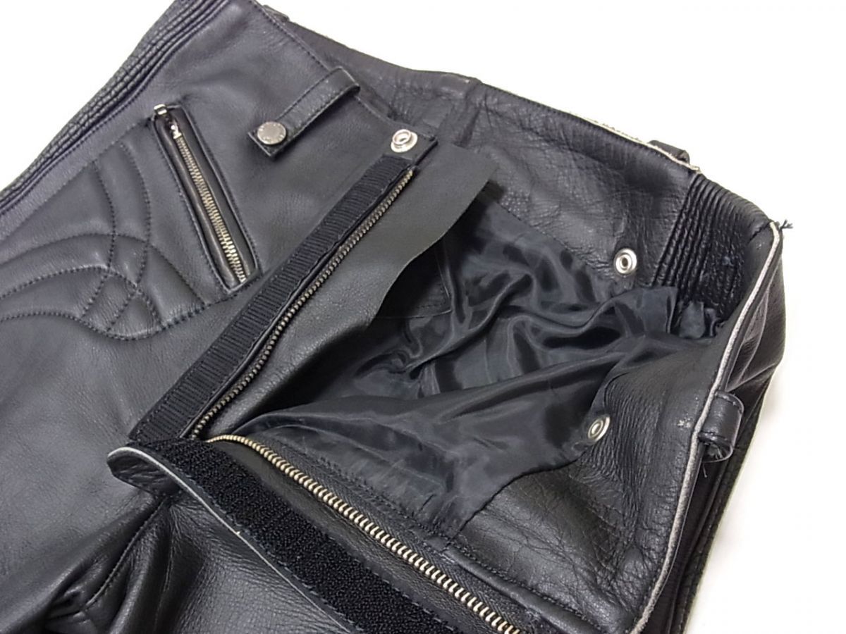 【美品】Top Rider ライダー レザーパンツ ☆南海部品 Top Rider トップライダー レザーパンツ ライディング