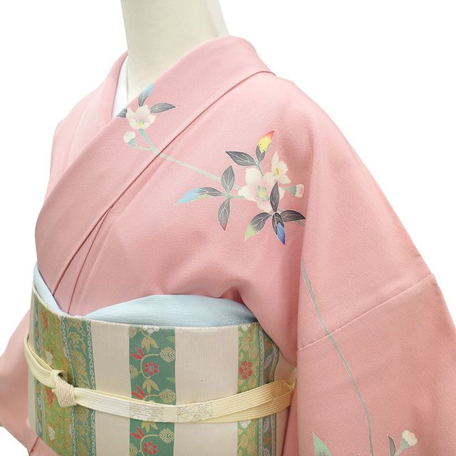 新古品】 訪問着 着物 未使用 フォーマル 正絹 加賀友禅 和泉衛知 作