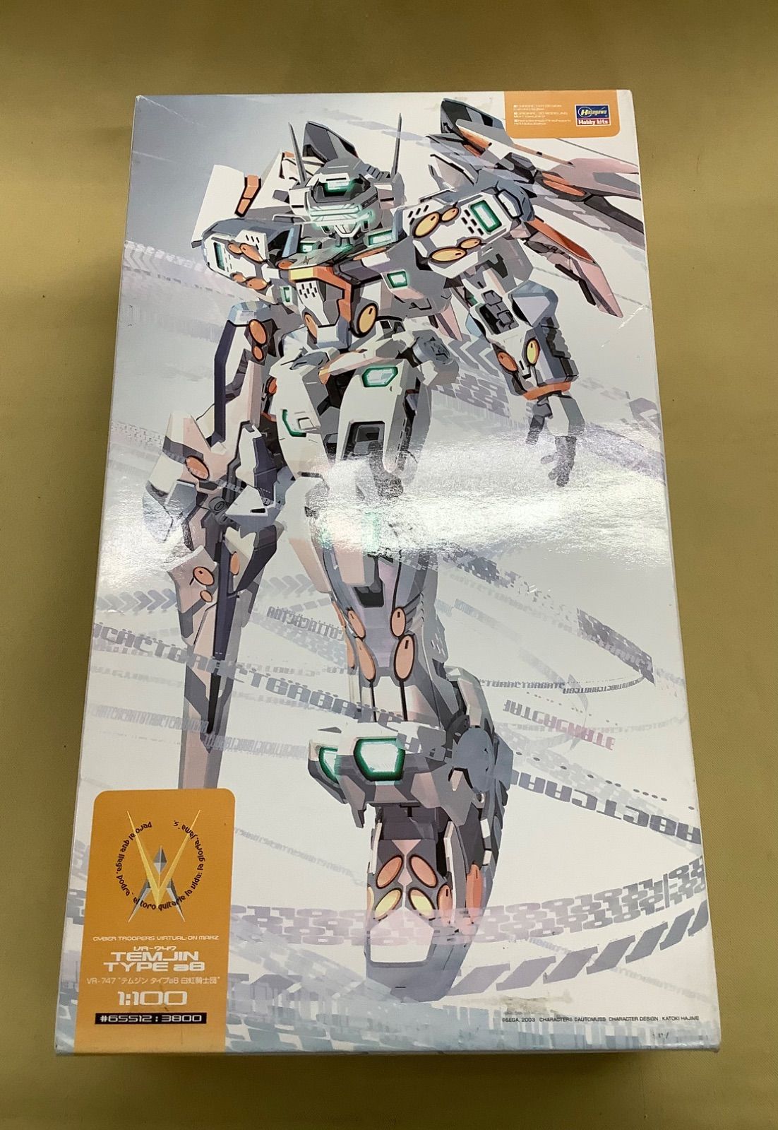 ハセガワ 電脳戦機バーチャロンマーズ テムジン タイプa8 白虹騎士団