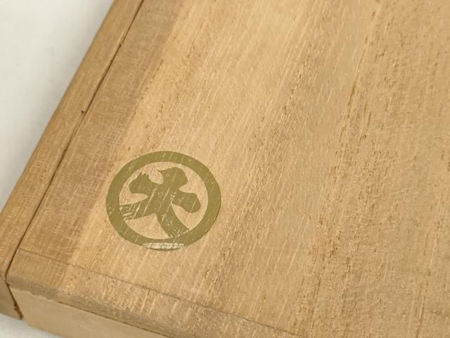 上 夏物 織物の名産 近江ちぢみ 麻 和装小物 座布団地 座布団カバー 薄花色 大丸扱い 共 き kh 6