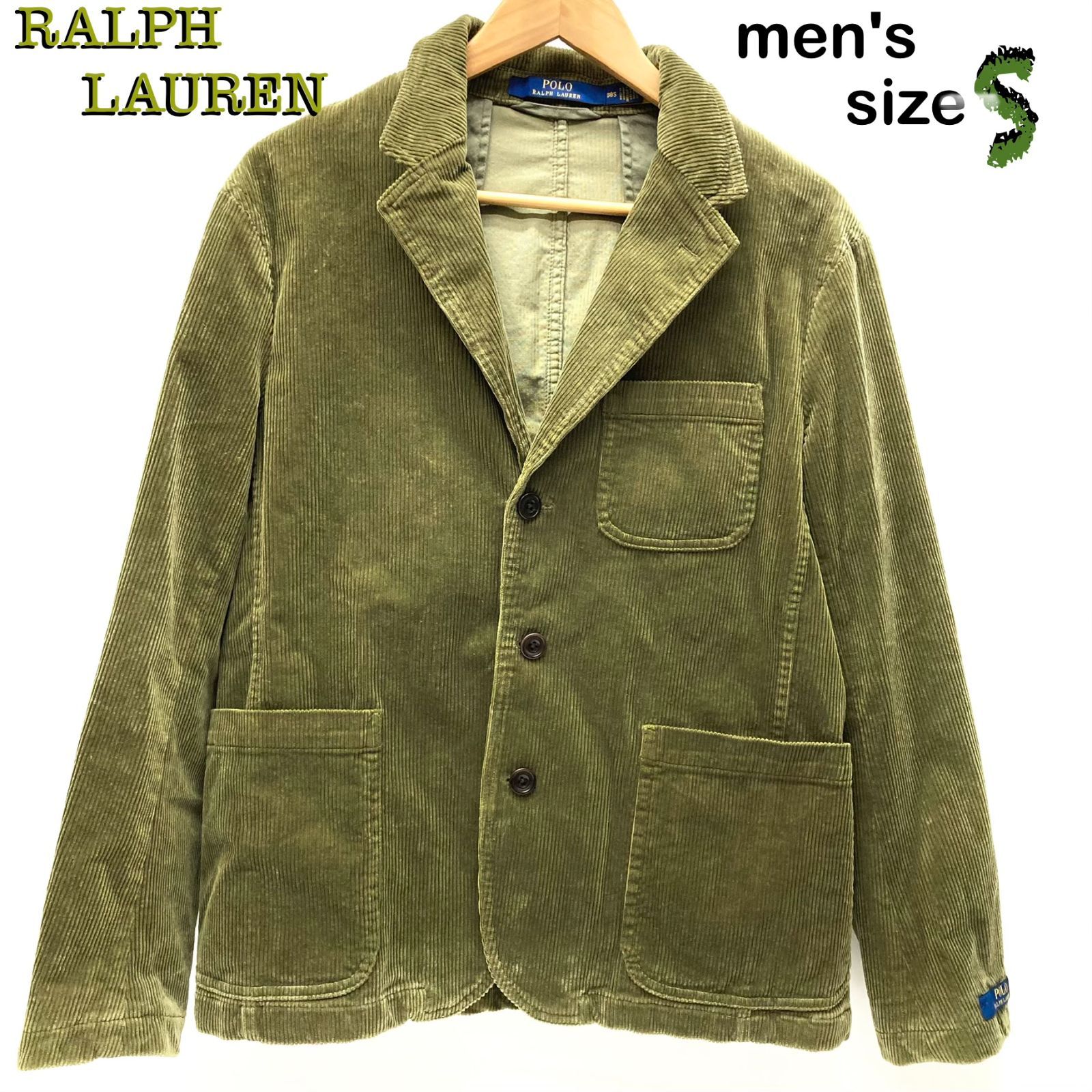 ラルフローレン コーデュロイジャケット カーキ 新品タグ付 Mサイズ 中古・古着通販】POLO RALPH LAUREN (ポロ・ラルフローレン