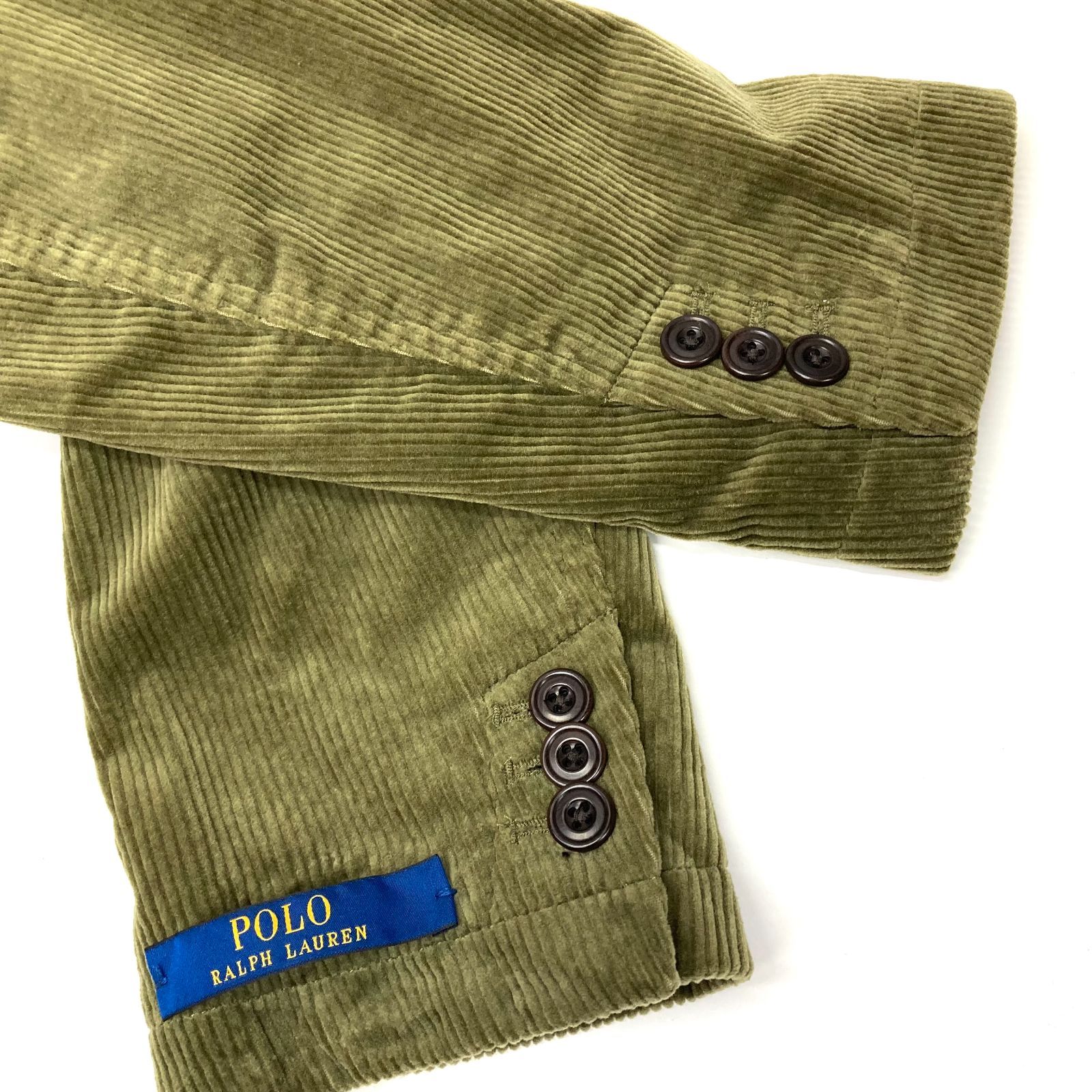 ラルフローレン コーデュロイジャケット カーキ 新品タグ付 Mサイズ 中古・古着通販】POLO RALPH LAUREN (ポロ・ラルフローレン