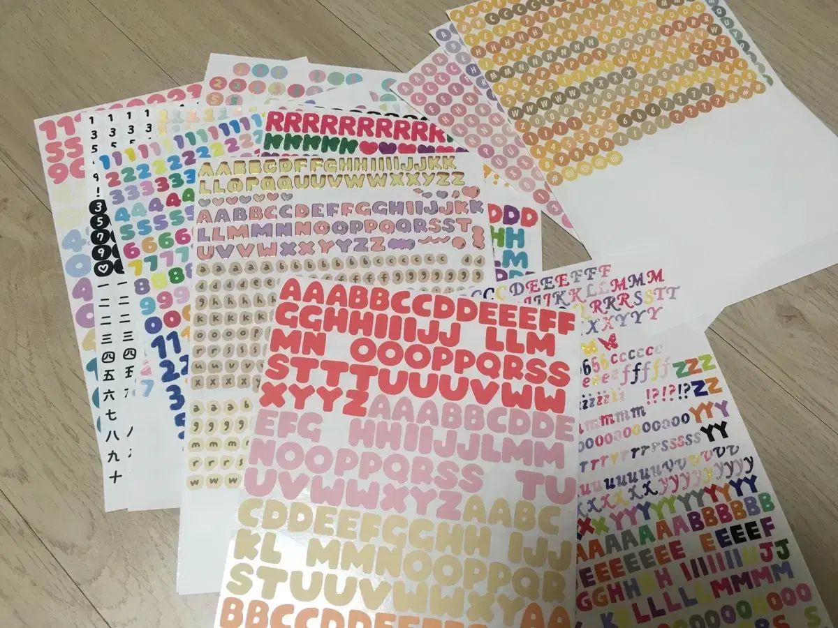 2025，新作登場 ダイアリーデコ 数字 英語 ステッカー 語学・辞書・学習参考書