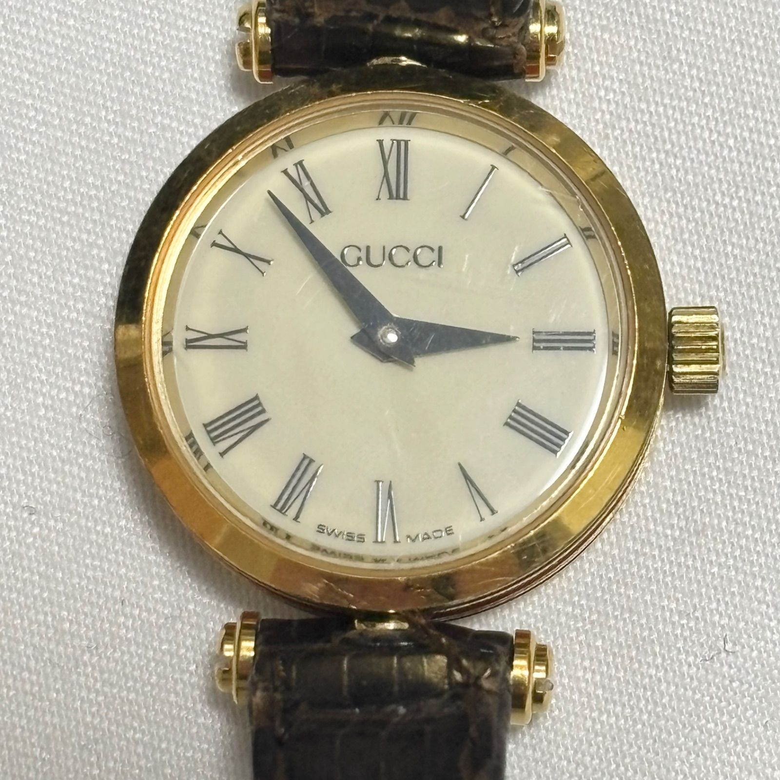 シェリーライン アイボリー×ブラウン