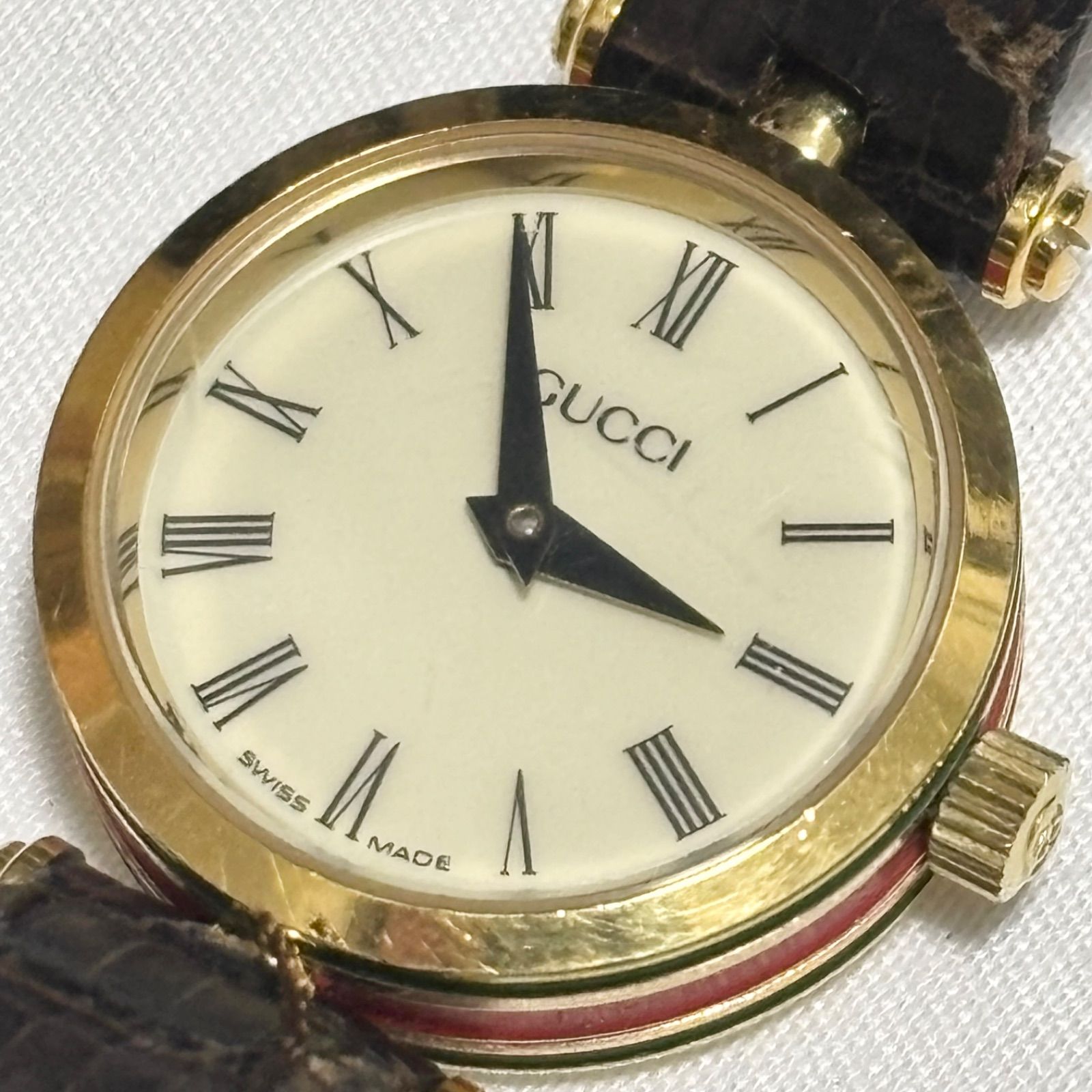 アイボリー×ブラウン 電池切れ