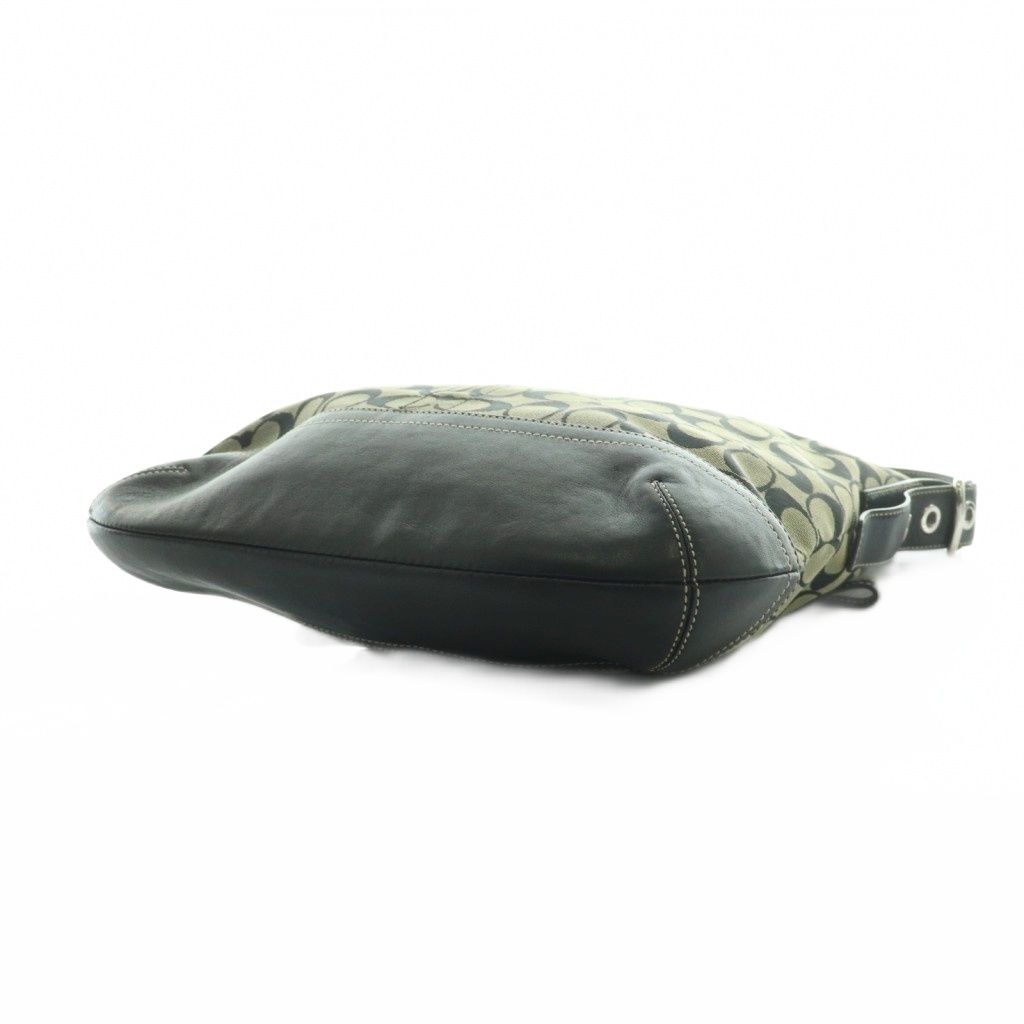 コーチ COACH 9349 ショルダーバッグ シグネチャー グレージュ 黒