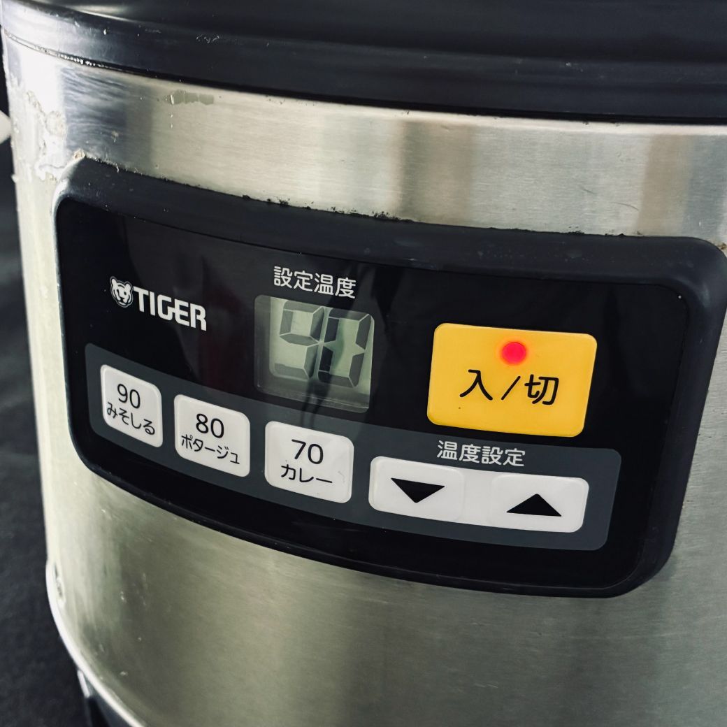 タイガー 業務用マイコンスープジャー JHI-N080 8L 中古品 ステンレス