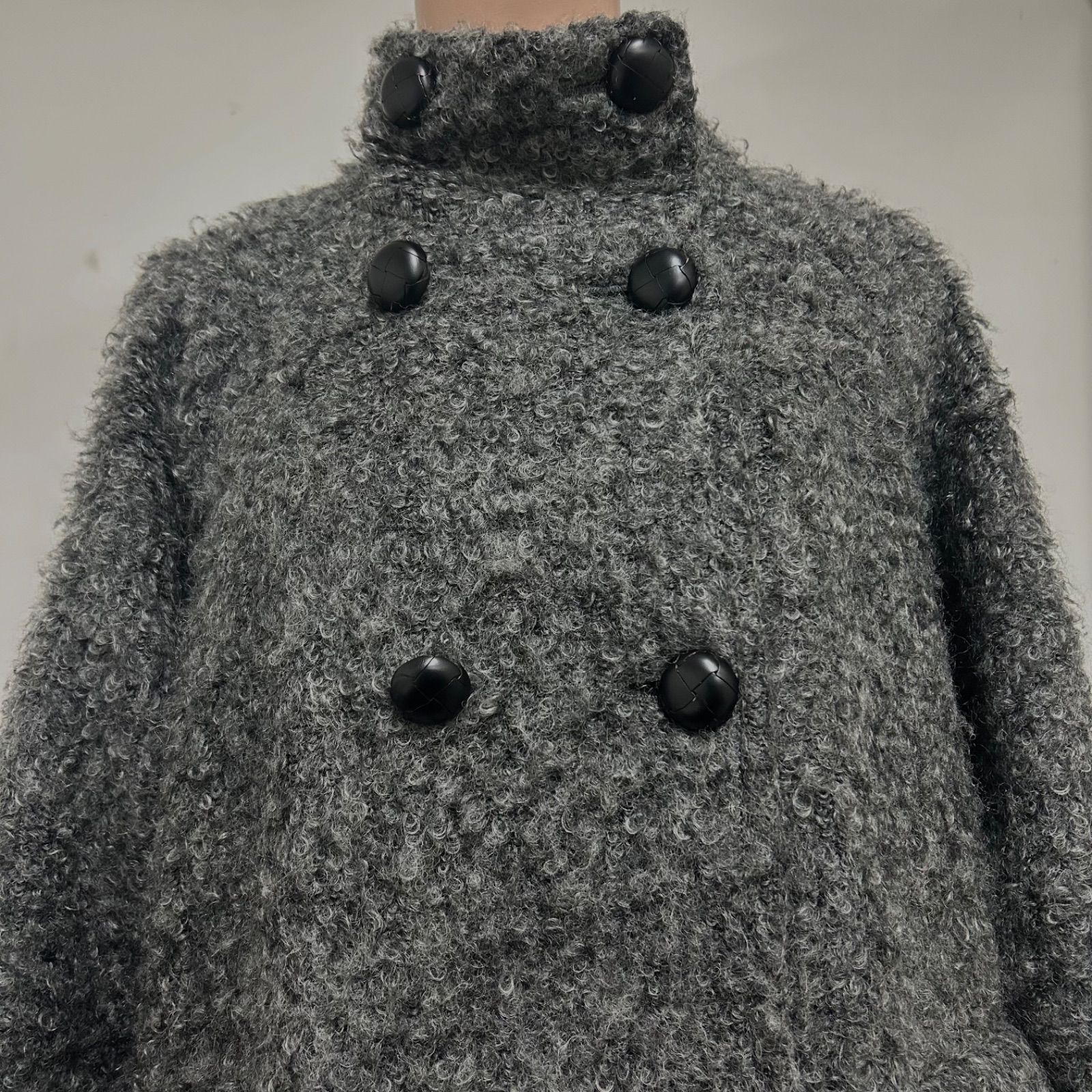 ポールスミスコレクション ショートコート くるみボタン L Paul Smith ポールスミス モヘア 羊毛 コート くるみボタン size 38