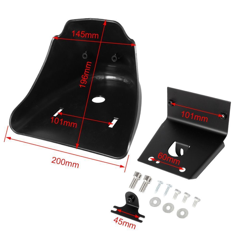 【送料無料】ハーレーXL883用 エンジンガード・フレーム下部保護カバー 亮黒/マット黒 色指定可