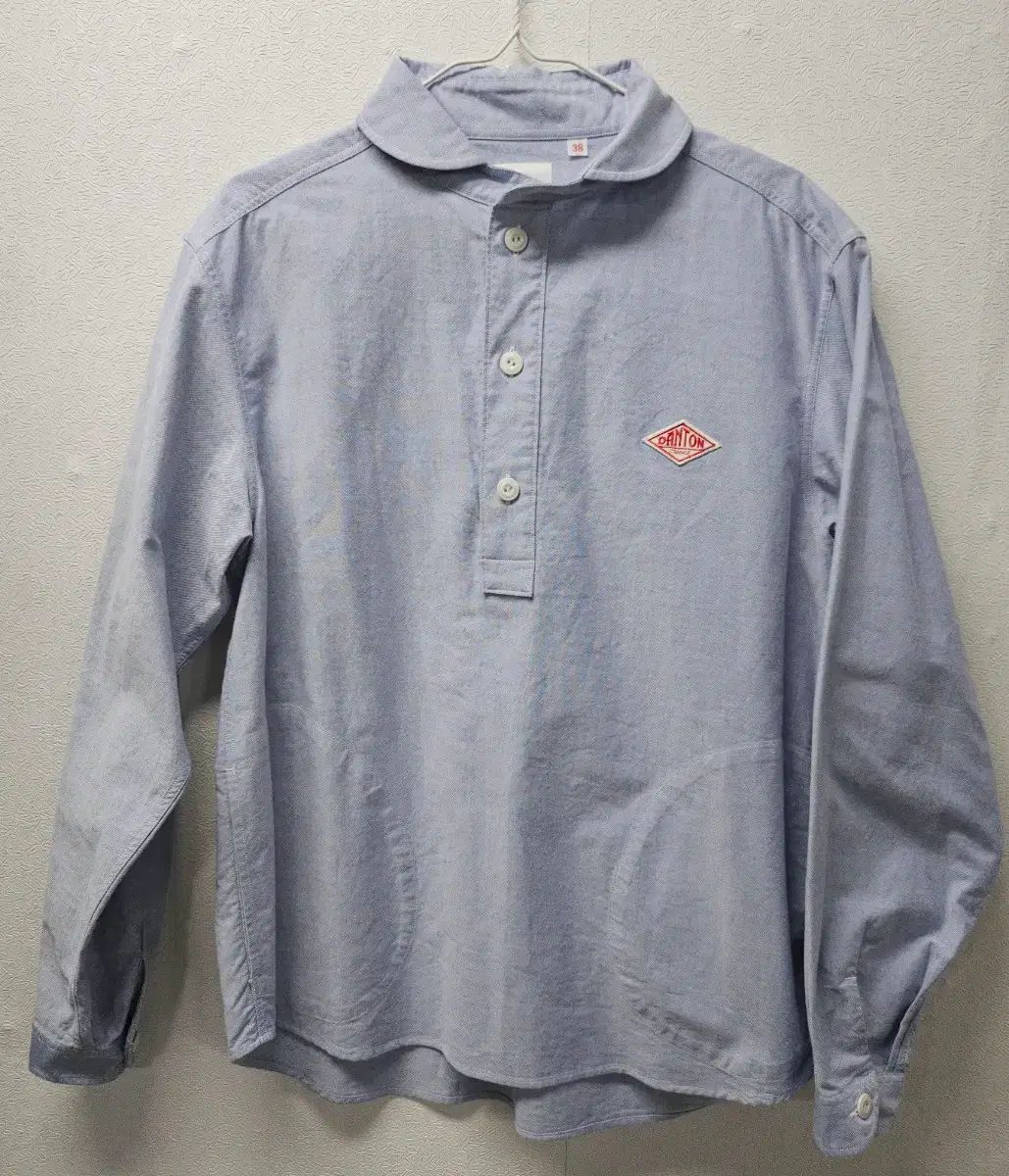 ダントン レディース オックスフォード ラウンド プルオーバー シャツ ポケット 0 38